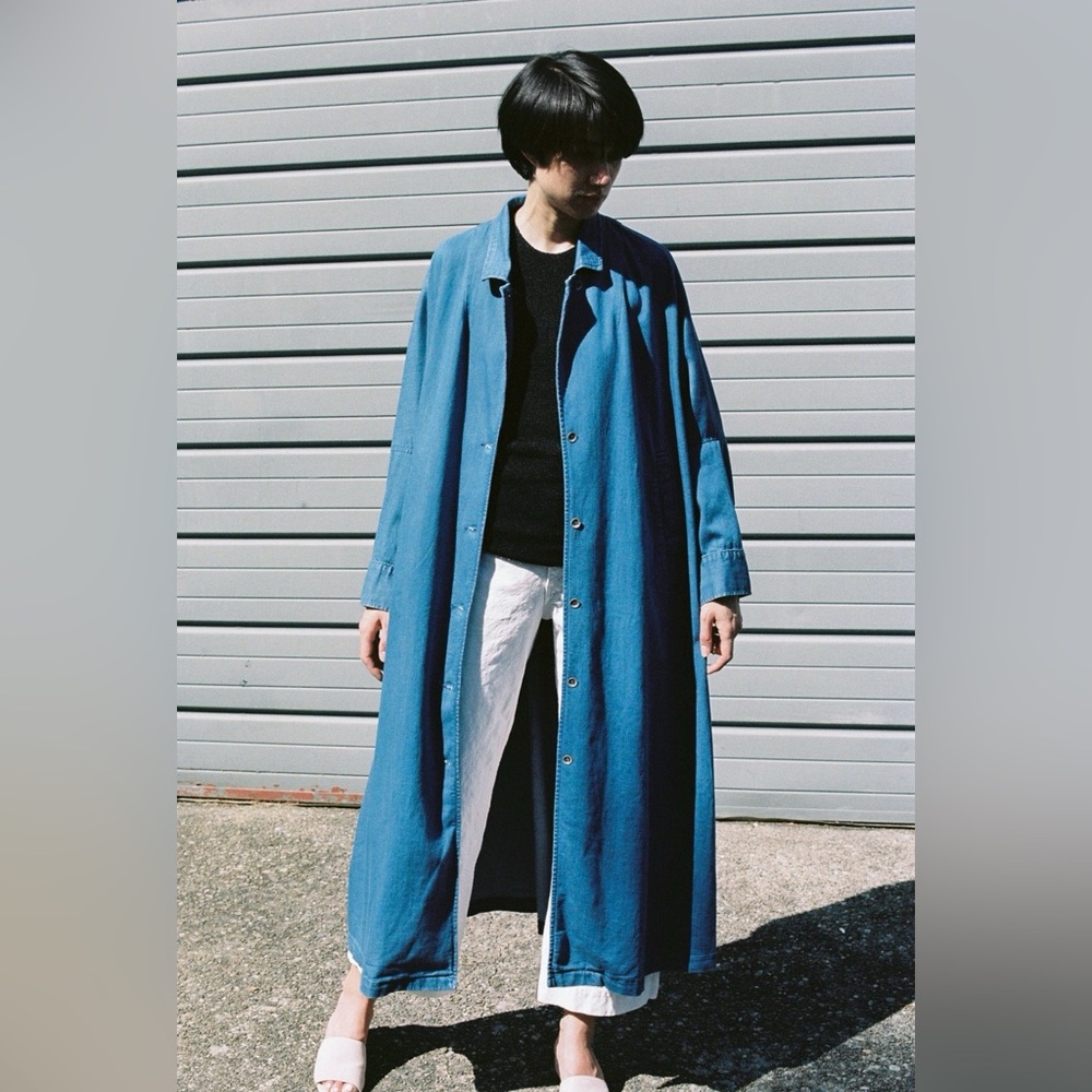 Rachel Comey Chambray Trench Duster 6